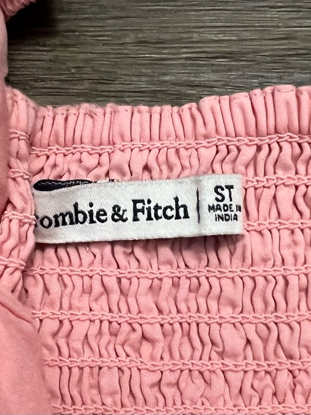 Abercrombie & Fitch Emerson Puff Sleeve Mini Dress Sz Small Tall Pink Coquette - Picture 9 of 11